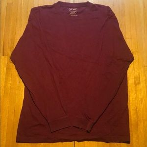 L.L.Bean traditional fit long sleeve T-shirt